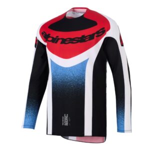 ALPINESTARS JERSEY TECHSTAR KNIF BLK/WH/RE *
