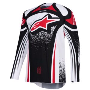 ALPINESTARS JERSEY TECHSTAR NOMUR BLK/WH/R *