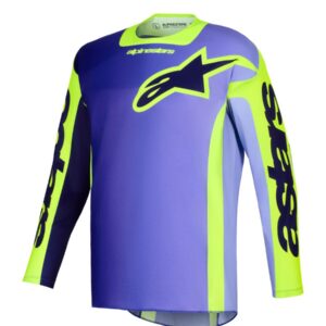 ALPINESTARS JERSEY RACER PORTL PURPLE/YEL  *