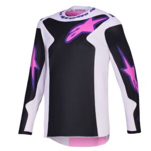 ALPINESTARS JERSEY FLUID GRID BLK/GY/PU