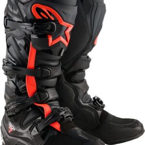 ALPINESTARS BOOT TECH 7 BLACK/RED FLUO