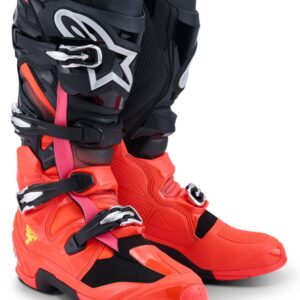 ALPINESTARS BOOT TECH 7 BLK/RD FLUO/PINK