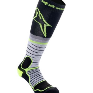 ALPINESTARS SOCK MX PRO BLK/GY/YLW