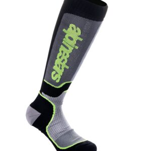 ALPINESTARS SOCK MX PLUS BLK/GY/YLW