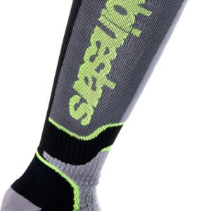 ALPINESTARS SOCK YTH MX+ BLK/GY/YLW *