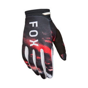FOX 180 KAIROS GLOVE [WHT/FLO RED]