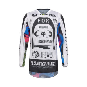 FOX 180 IMAGE COSMO JERSEY [WHT/BLK]