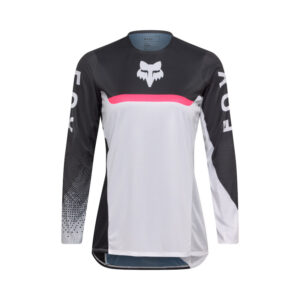 FOX WMNS FLEXAIR FRACTURE JERSEY [WHT/BLK]