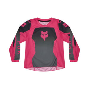 FOX KIDS GIRLS 180 SHIELD JERSEY [BLK/PNK]