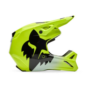 FOX YOUTH V1 SHIELD HELMET [FLO YLW]