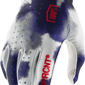 100% ITRACK GLOVES BLUE/WHITE