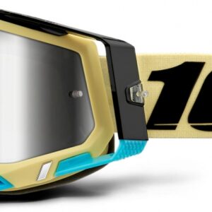 100% RACECRAFT 2 AIRBLAST MIRROR SILVER LENS
