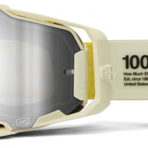 100% ARMEGA GOGGLE BARELY MIRROR SILVER