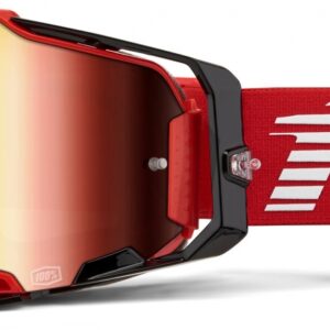 100% ARMEGA GOGGLE RED MIRROR RED