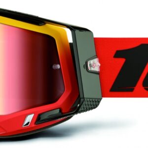 100% RACECRAFT 2  OGUSTO - MIRROR RED LENS