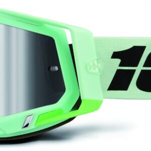 100% RACECRAFT 2  PALOMAR - MIRROR SILVER FLASH LENS