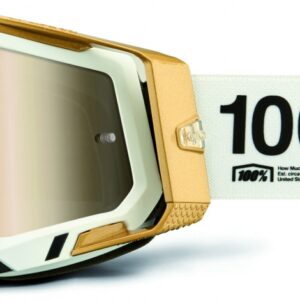 100% RACECRAFT 2  SUCCESSION - MIRROR TRUE GOLD LENS
