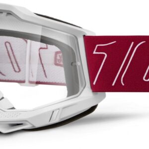 100% ACCURI 2 GOGGLE REDLINE CLEAR LENS