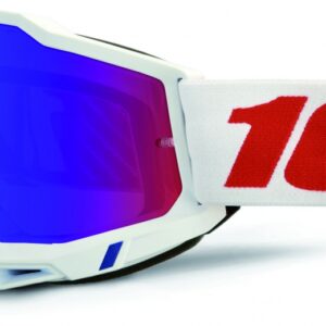 100% ACCURI 2  PURE - MIRROR RED/BLUE LENS