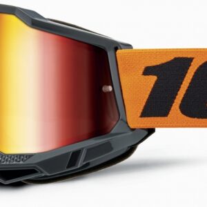 100% ACCURI 2 GOGGLE ORANGE MIRROR RED