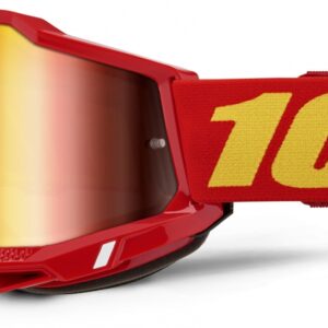 100% ACCURI 2 GOGGLE RED MIRROR RED