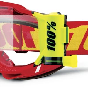 100% ACCURI 2 FORECAST GOGGLE RED - CLEAR LENS