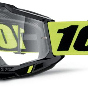 100% ACCURI 2 OTG GOGGLE NEON YELLOW CLEAR