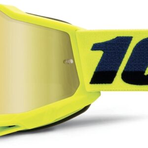 100% ACCURI 2 JUNIOR GOGGLE YEL MIRROR SILV LENS