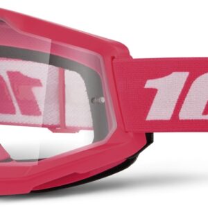 100% STRATA 2 PINK CLEAR LENS