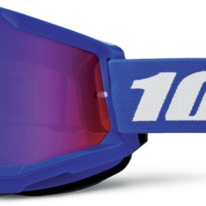 100% STRATA 2 GOGGLE BLUE MIRROR RED/BLUE