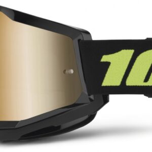 100% STRATA 2 GOGGLE SOLAR ECLIPSE MIRROR GOLD