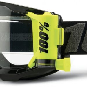 100% STRATA 2 FORECAST GOGGLE BLACK - CLEAR LENS