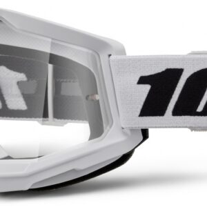 100% STRATA 2 JUNIOR GOGGLE WHITE CLEAR