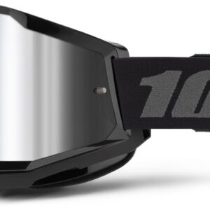 100% STRATA 2 JUNIOR GOGGLE BLACK MIRROR SILVER