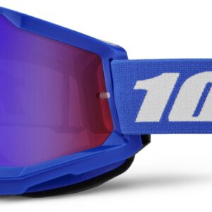 100% STRATA 2 JUNIOR GOGGLE BLUE MIRROR RED/BLUE