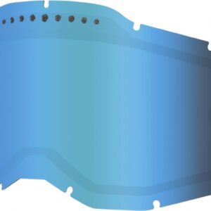 100% RC2/AC2/ST2 LENS VENTED DUAL MIRROR BLUE
