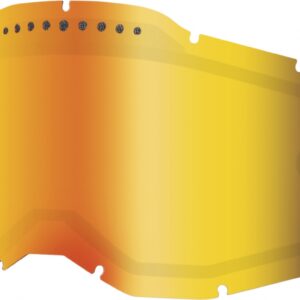 100% RC2/AC2/ST2 LENS VENTED DUAL MIRROR RED
