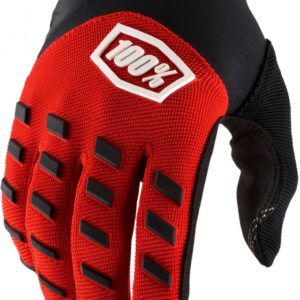 100% AIRMATIC GLOVES RED/BLACK