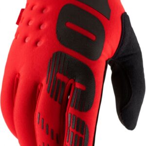 100% BRISKER GLOVES RED