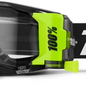 100% ARMATIC FORECAST GOGGLE BLACK CLEAR LENS