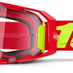 100% ARMATIC GOGGLE RED CLEAR LENS