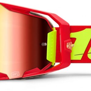 100% ARMATIC GOGGLE RED MIRROR RED LENS