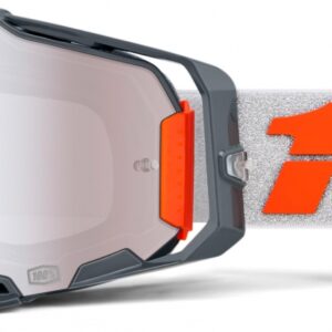 100% ARMEGA HIPER GOGGLE SILVER MIRROR SILVER LENS