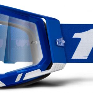 100% RACECRAFT 2 BLUE CLEAR LENS