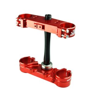 SCAR TRIPLE CLAMPS GGAS 21-23 RED