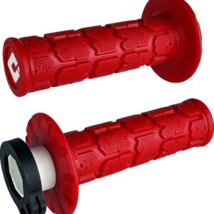 ODI ROGUE LOCK ON DARK RED