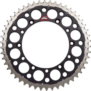 RENTHAL SPROCKET R 520 50T BK SC TWIN