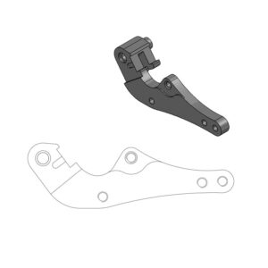 MOTO-MASTER BRAKE CALIPER ADAPTOR SM