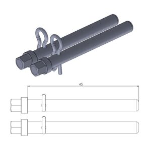 MOTO-MASTER BRAKE PAD PIN