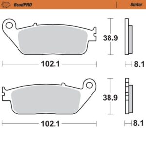 MOTO-MASTER BRAKE PAD SCOOTER